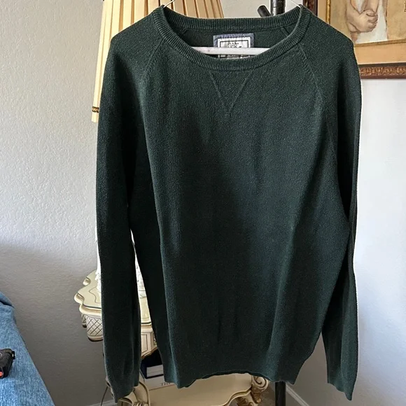 Jos. A. Bank Dark Green Crewneck Sweater - Picture 1 of 8